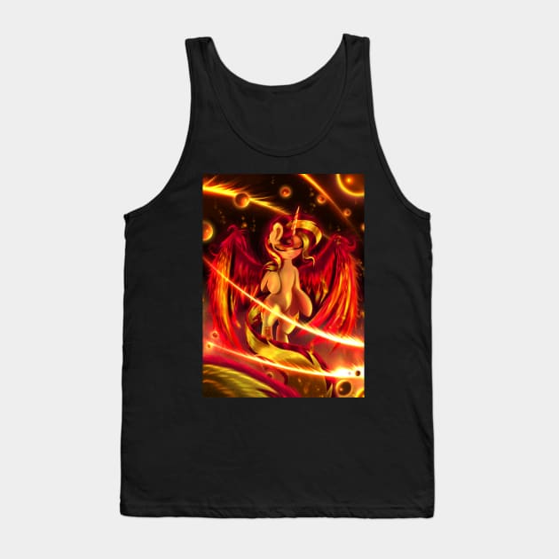 Sunset Shimmer - Phoenix Wings Tank Top by Darksly